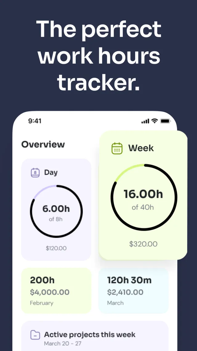 Time Clock: Easy Tracker - Screen 1