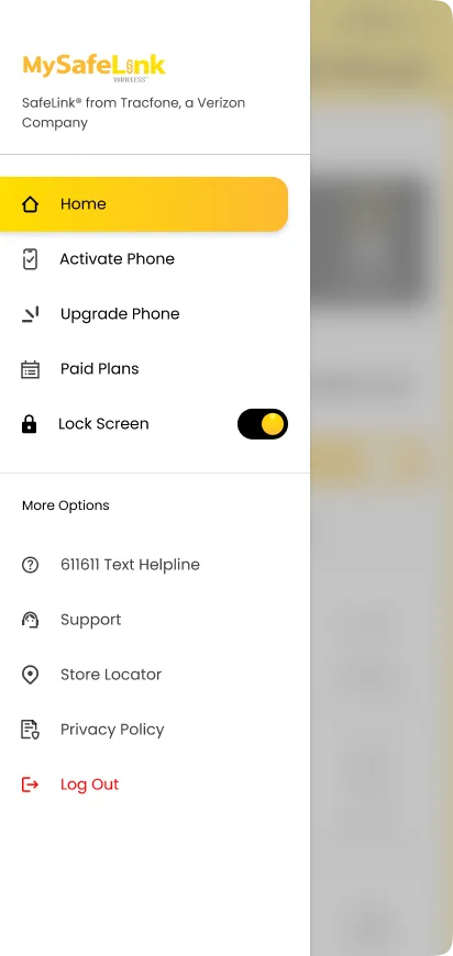 My SafeLink - Screen 3