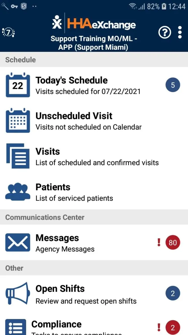 HHAeXchange - Screen 5