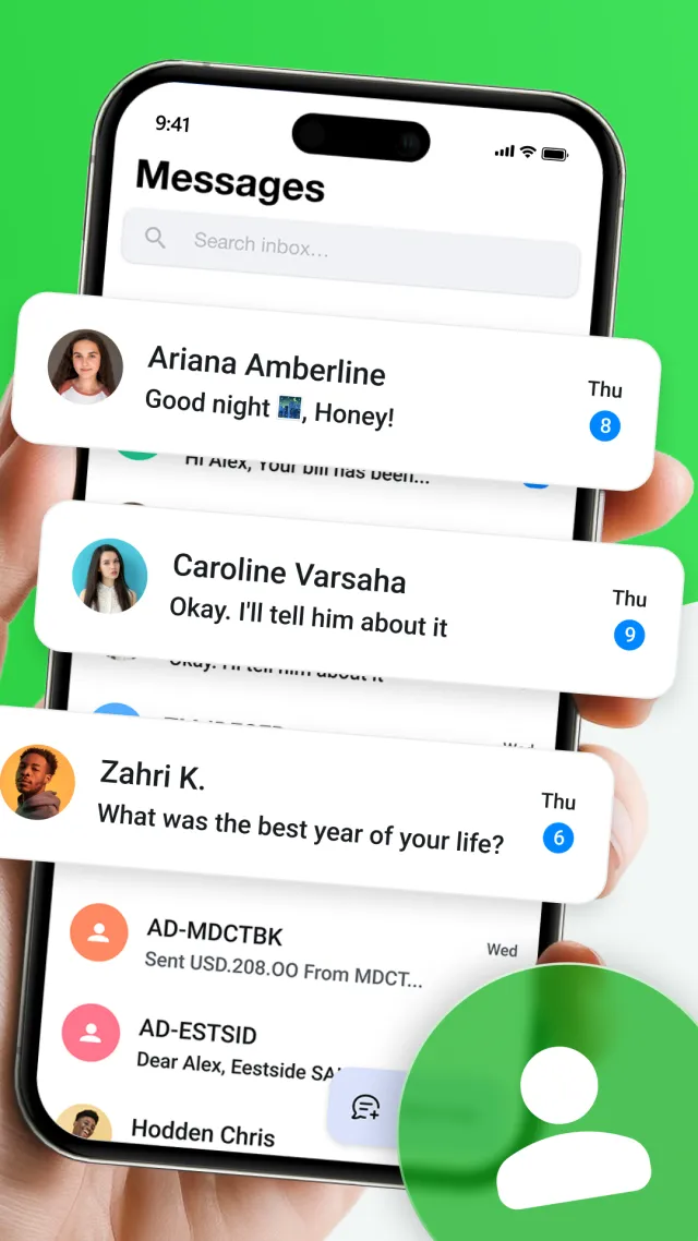 Messages - Fast Messaging - Screen 2