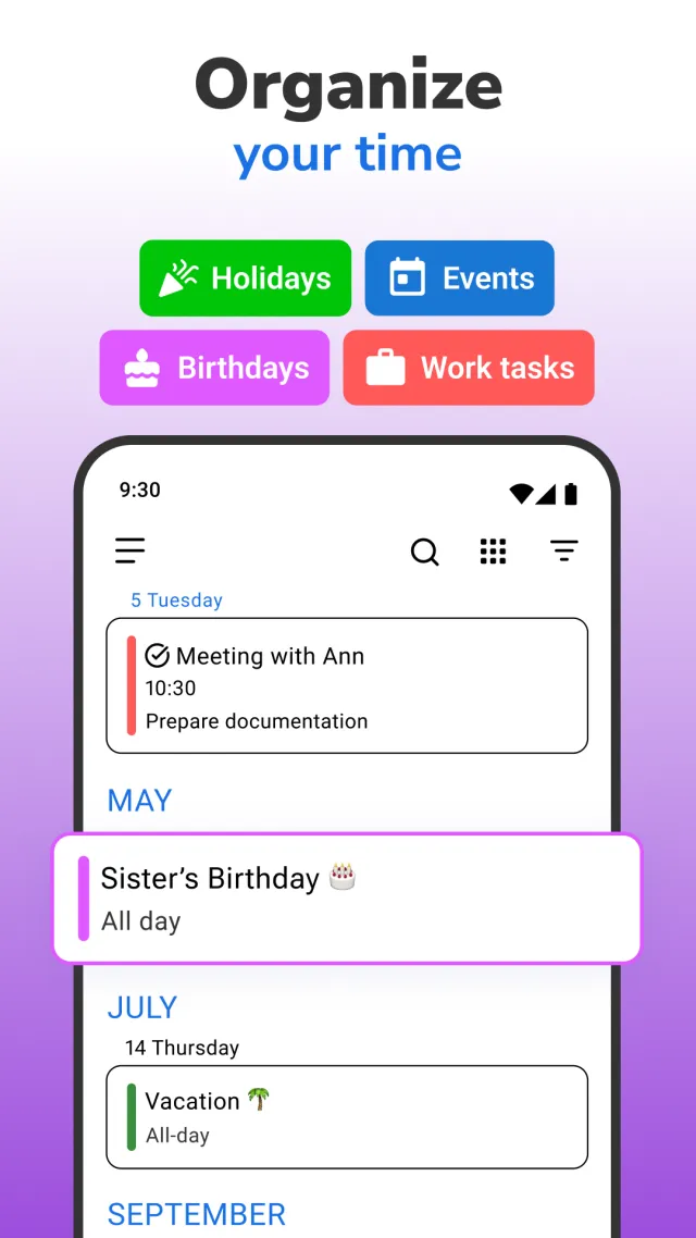 Calendar 2026: Simple Calendar - Screen 4