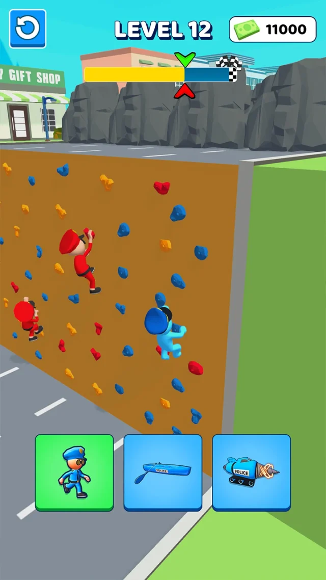 Police Car Shape Shifting Race - Screen 2
