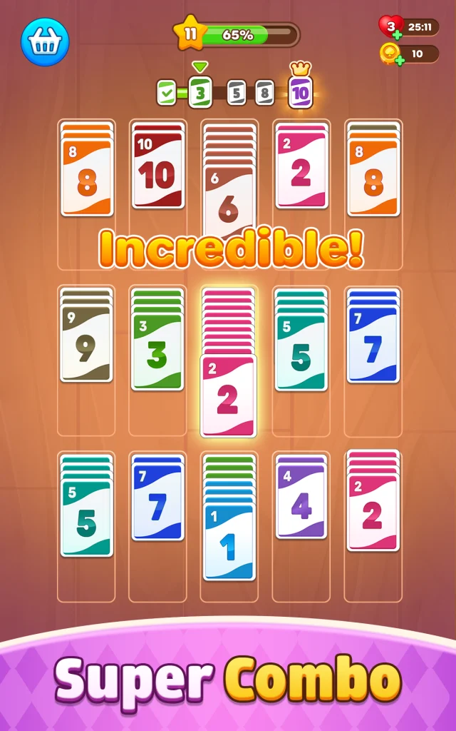 Solitaire Stack Sort - Screen 8