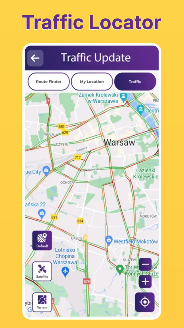 GPS Navigation, Road Maps - Screen 5