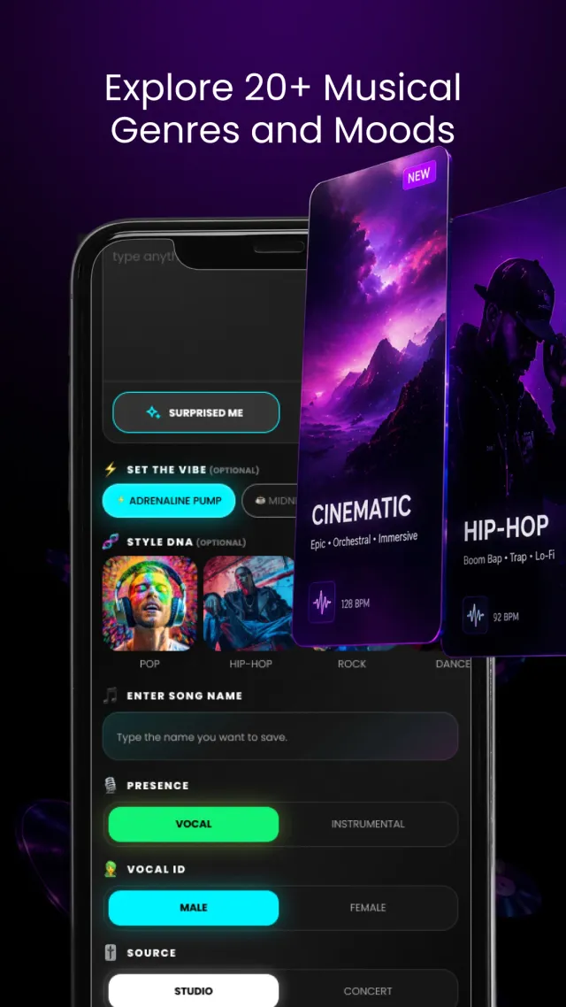 AI Music Generator PRO X - Screen 3