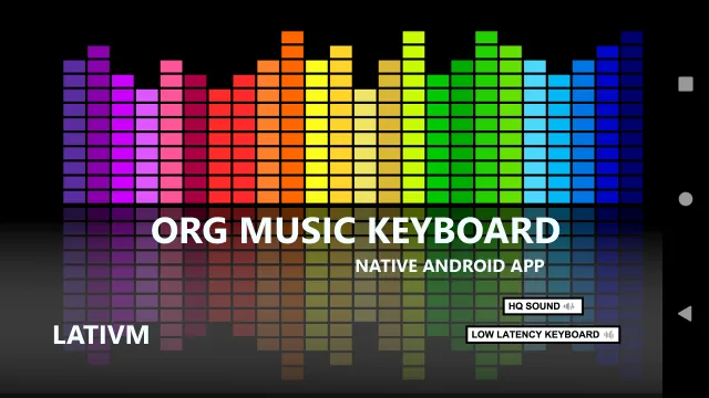 ORG Music Keyboard Simulator - Screen 1