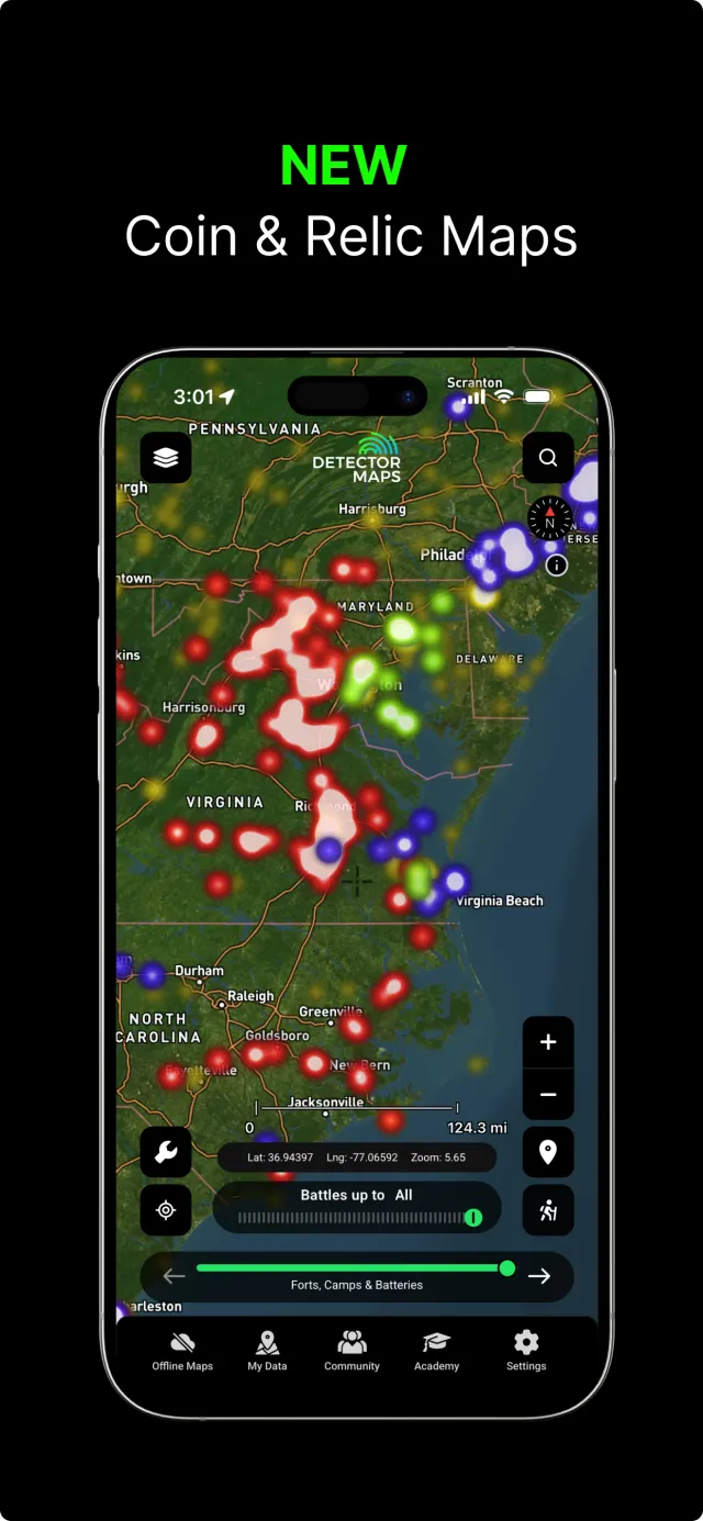 Detector Maps - Screen 1