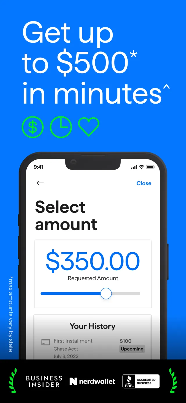 Possible: Fast Cash & Credit - Screen 1