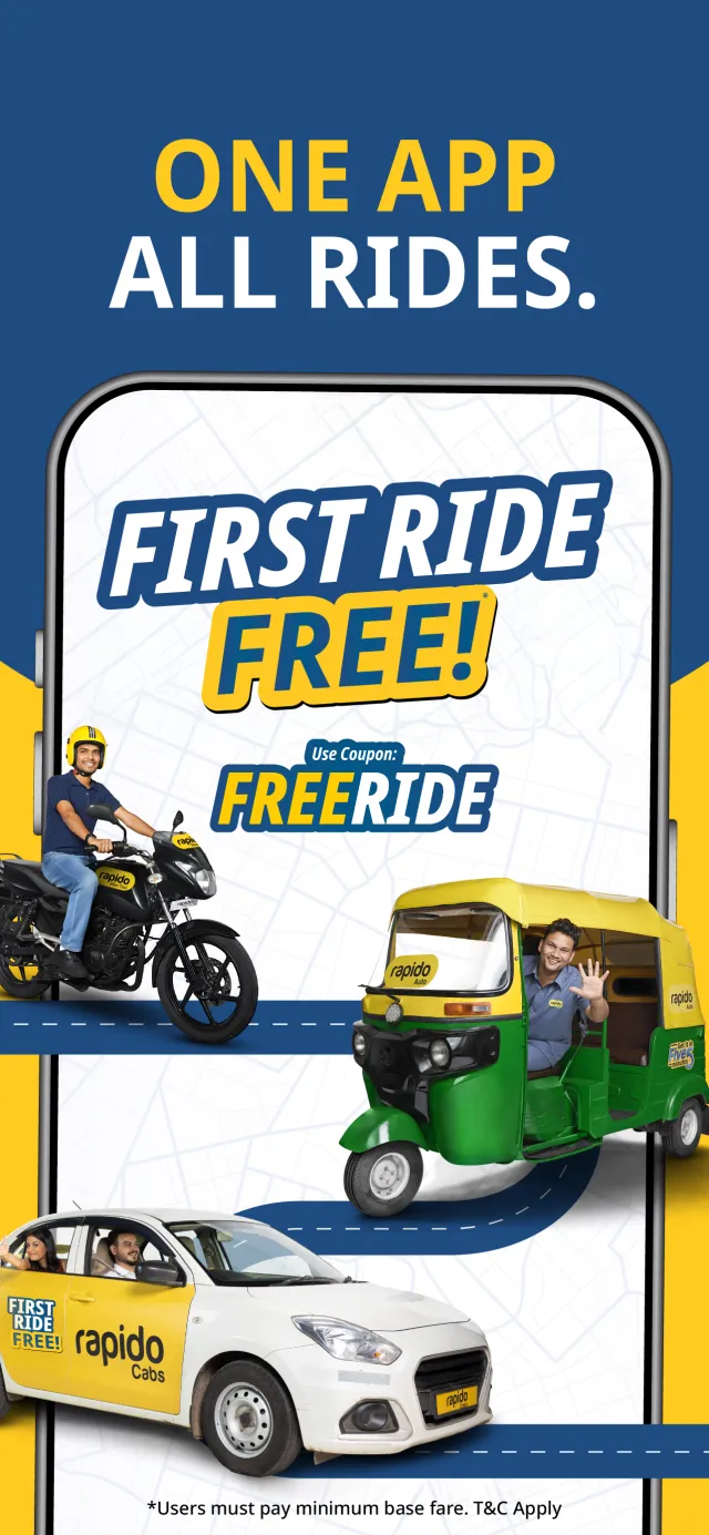 Rapido: Bike-Taxi, Auto & Cabs - Screen 1