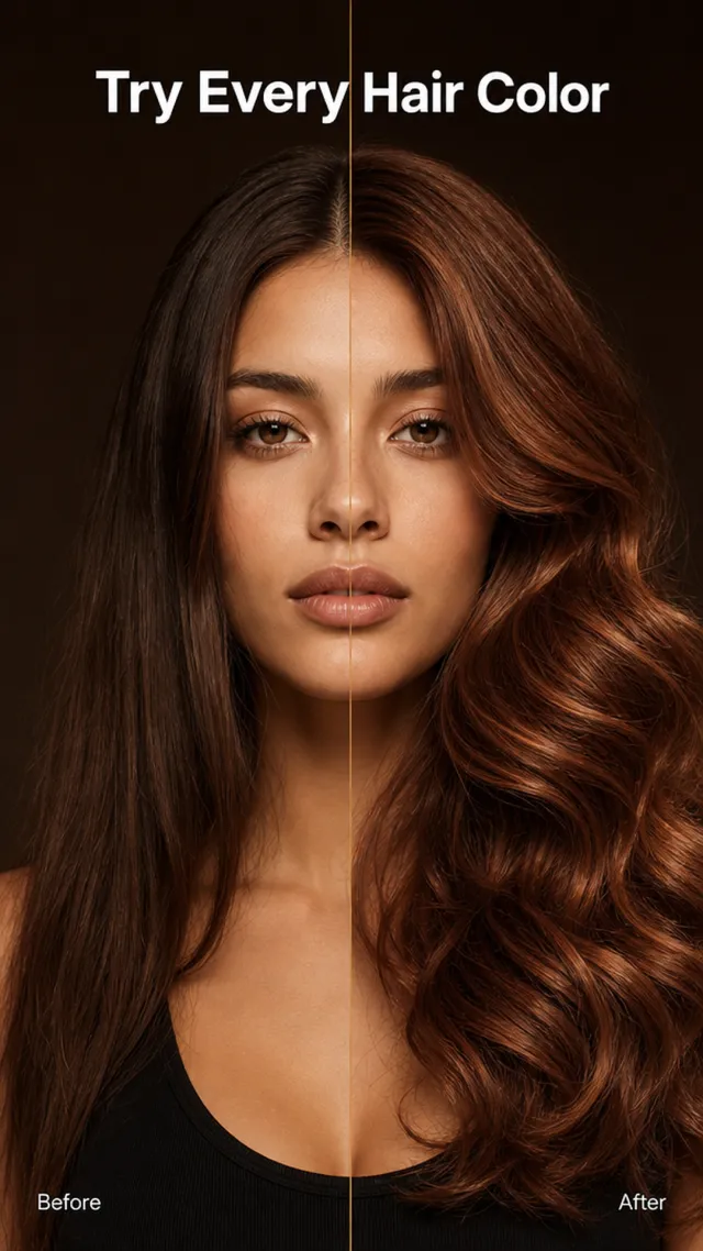 AI Hairstyle Try On & Color - Screen 1