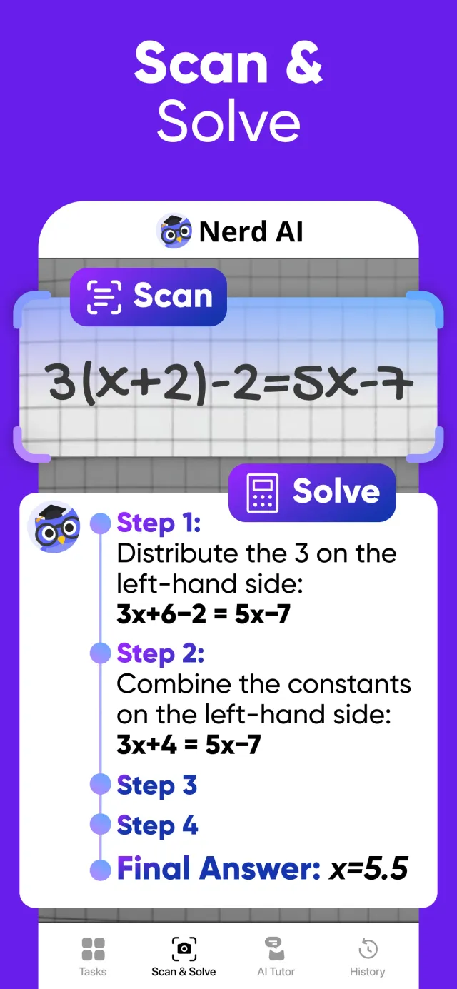 Nerd AI - Tutor & Math Helper - Screen 2