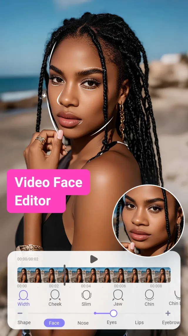 PrettyUp - Video Body Editor - Screen 2
