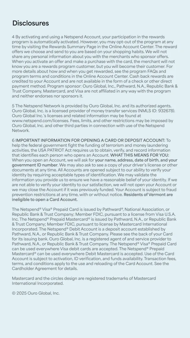 Netspend - Screen 8