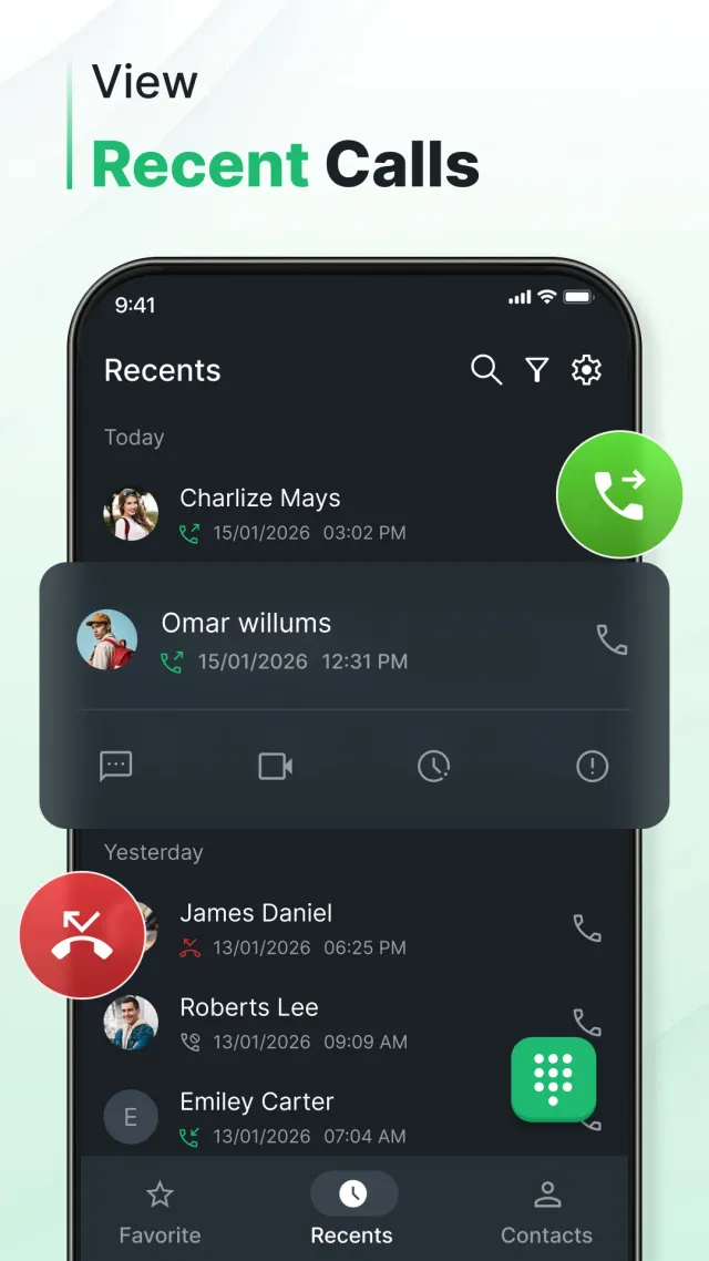 Phone Dialer - Contacts - Screen 3