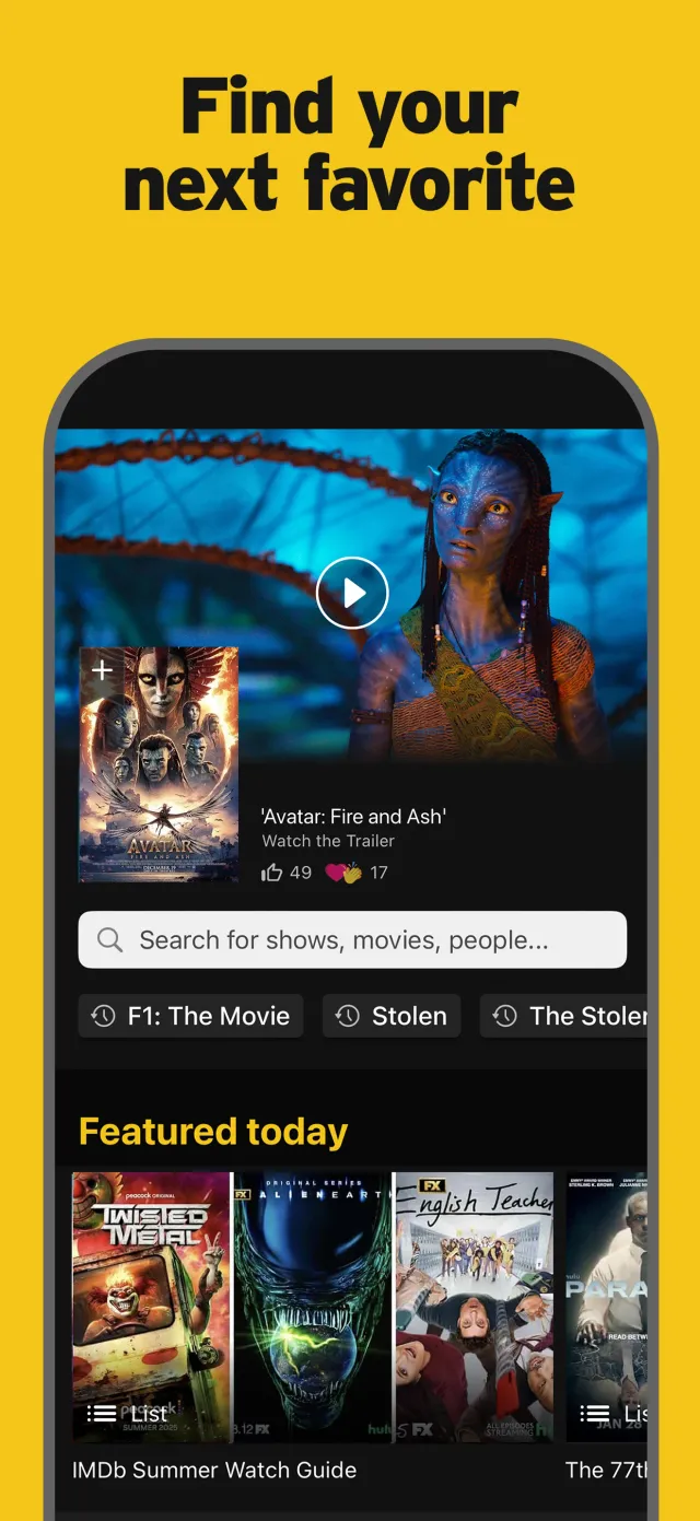 IMDb: Movies & TV Shows - Screen 1