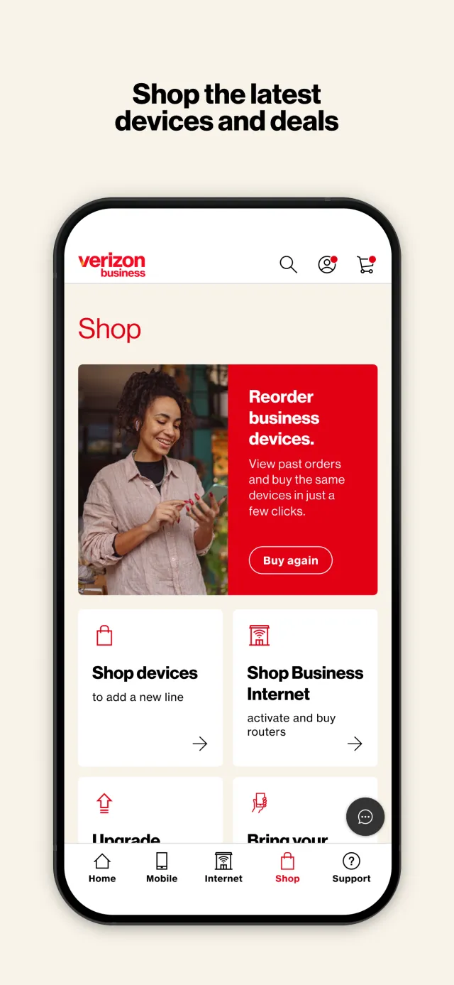 My Verizon For Business - Screen 5