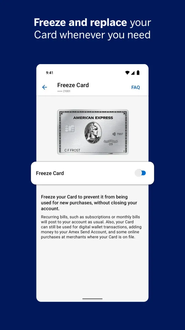 Amex - Screen 5
