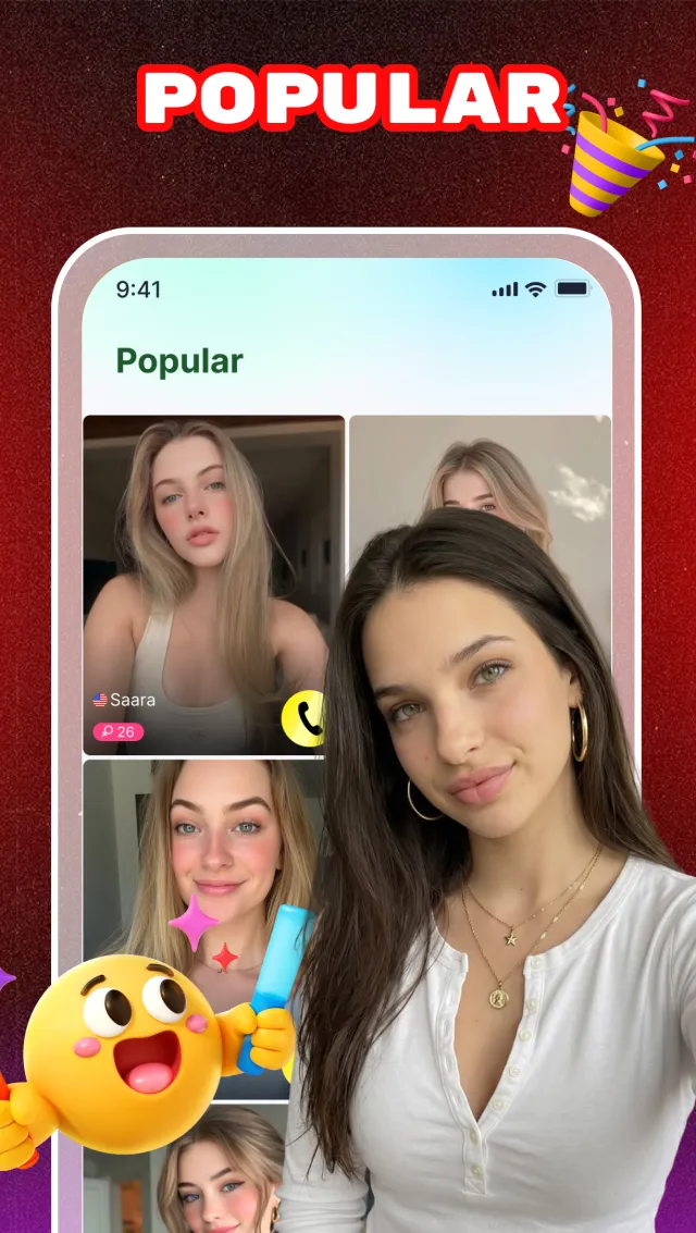 CircleUp - Live Video Chat - Screen 1