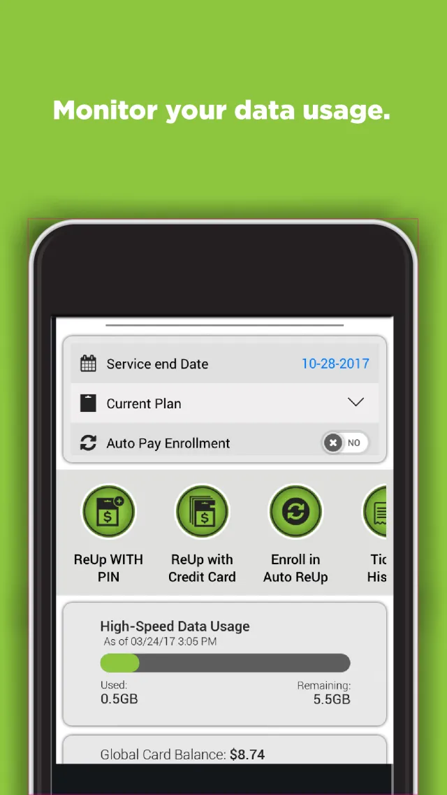 Simple Mobile My Account - Screen 3
