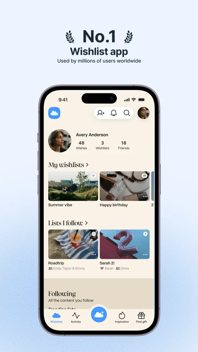 GoWish - Your Digital Wishlist - Screen 1