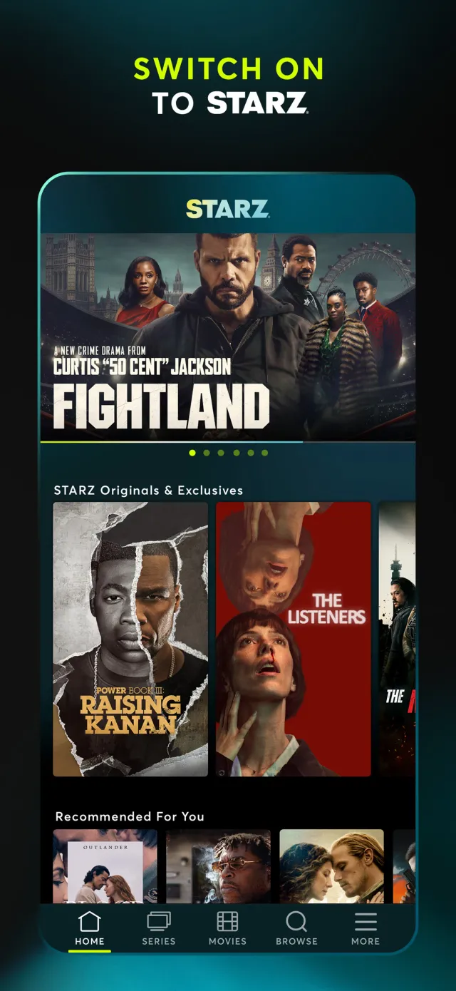 STARZ - Screen 1