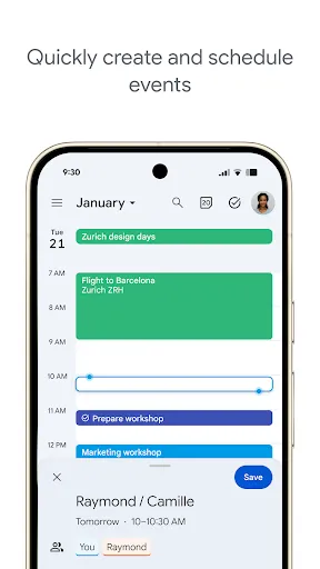 Google Calendar - Screen 2
