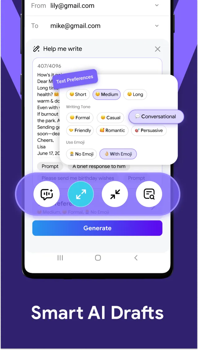Email: Fast, Manage All Mails - Screen 2