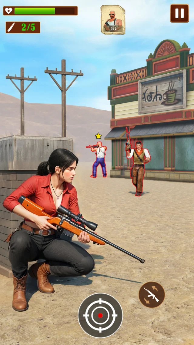 Western Survival Shooting Game - Screen 2