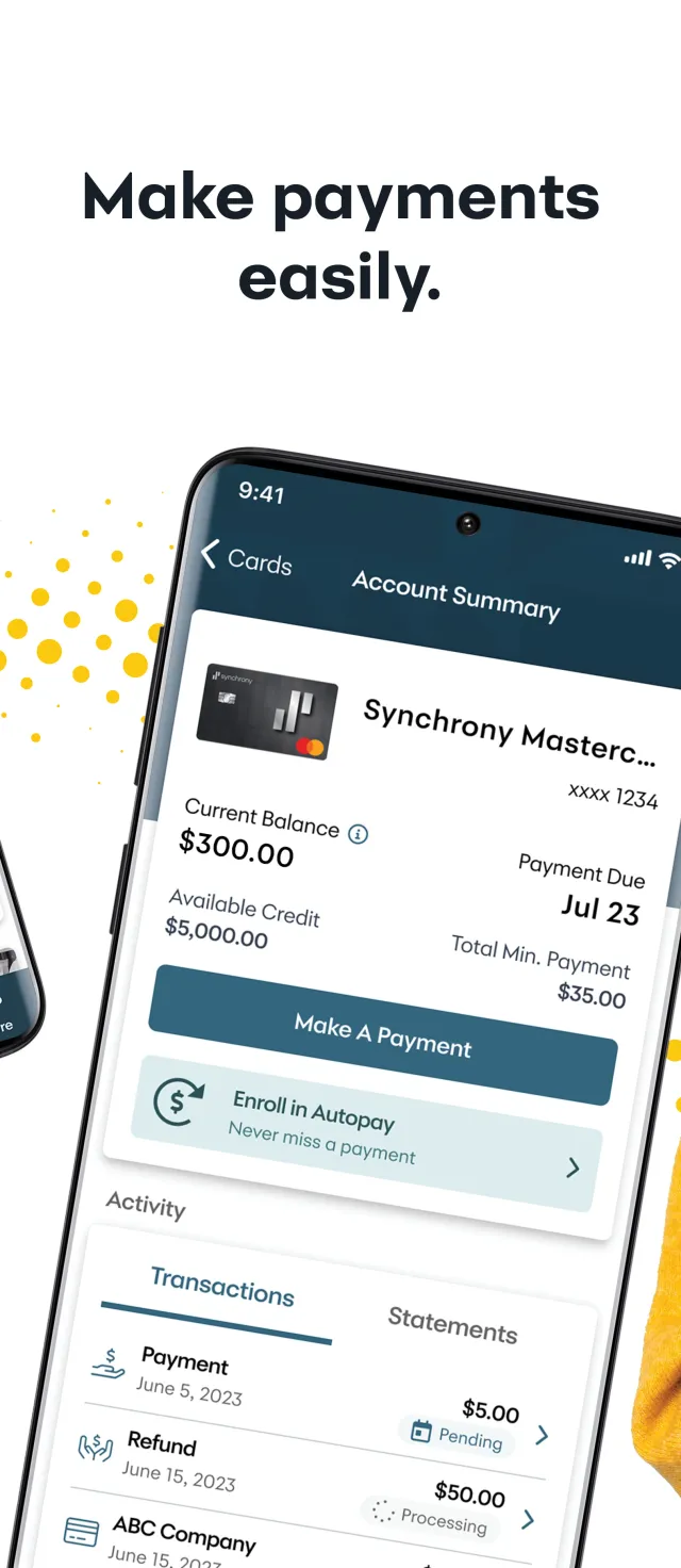 MySynchrony - Screen 3
