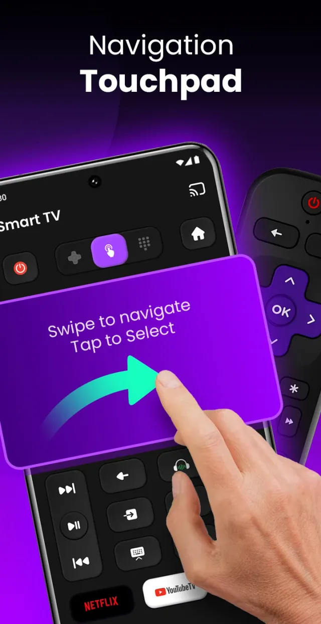 TV Remote Control for Smart TV - Screen 6
