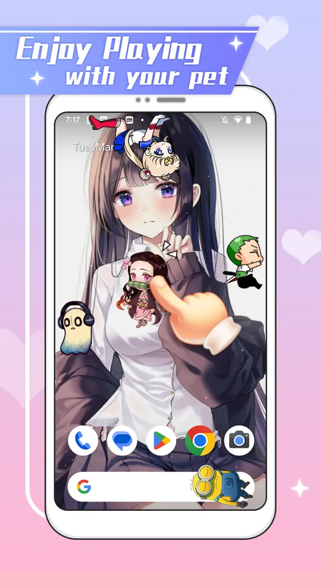 Anime Shimeji Screen Pets - Screen 6