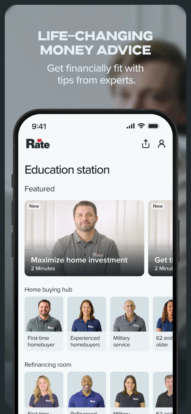 Rate: Home, Finance & Wellness - Screen 3