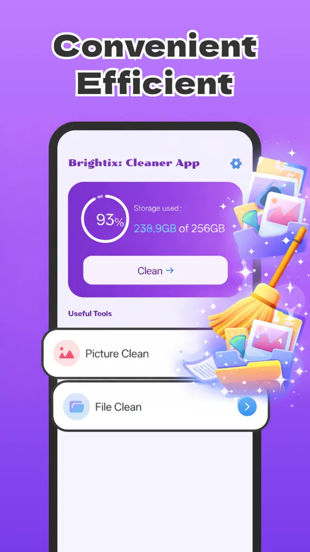 Brightix: Cleaner App - Screen 1