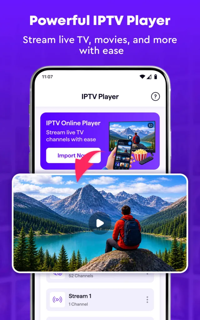 IPTV Online Player: Live TV - Screen 1