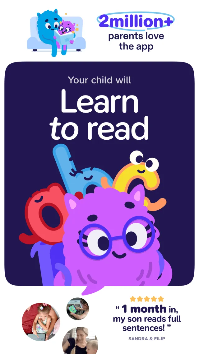 Learn to Read: Reading.com - Screen 1