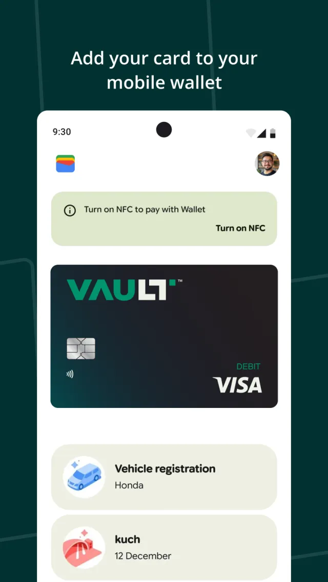 My Vault Card Plus - Screen 5