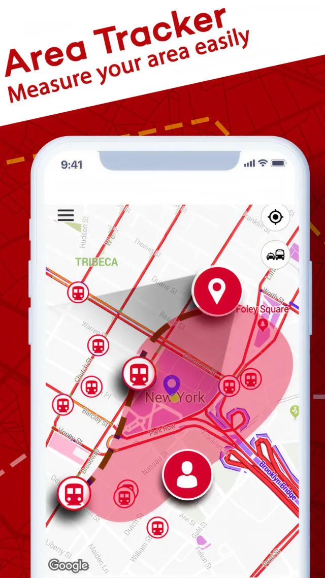 GPS Field Area Measurement App - Screen 2
