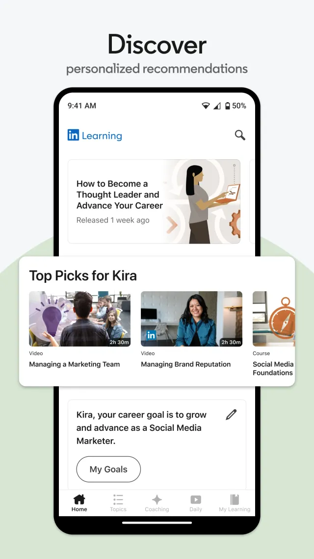 LinkedIn Learning - Screen 1