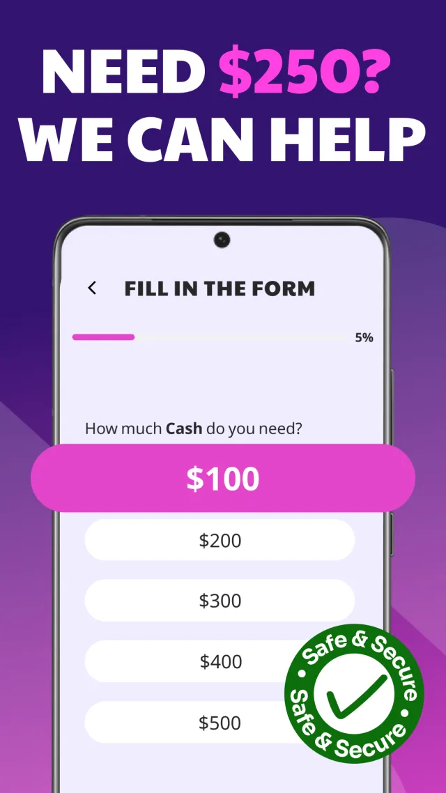 Cash Advance: Get 250 Fast - Screen 3