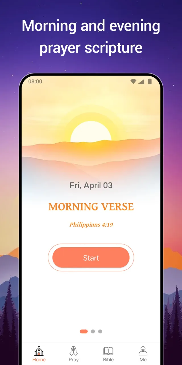 Bible Verse:Daily Pray - Screen 1