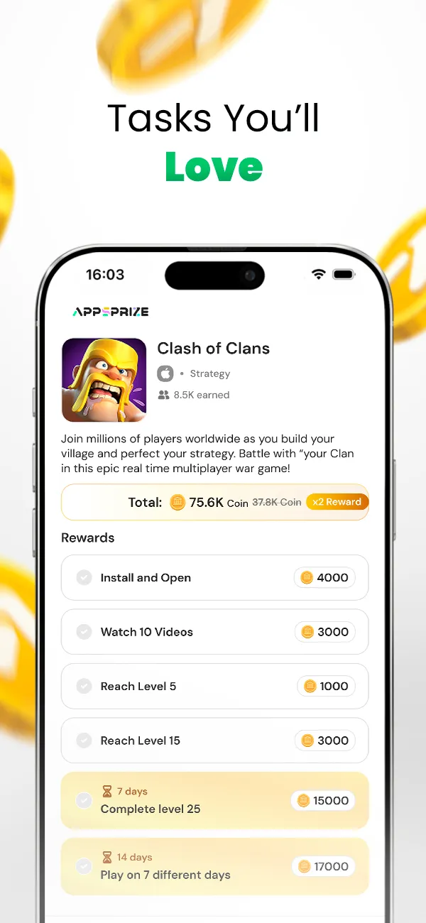 AppsPrize Play Games Earn Cash - Screen 4