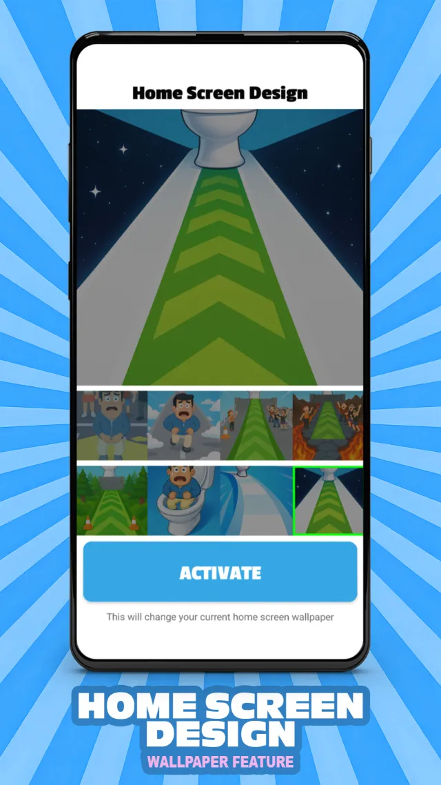 It's Pee Time Home Screen - Screen 3
