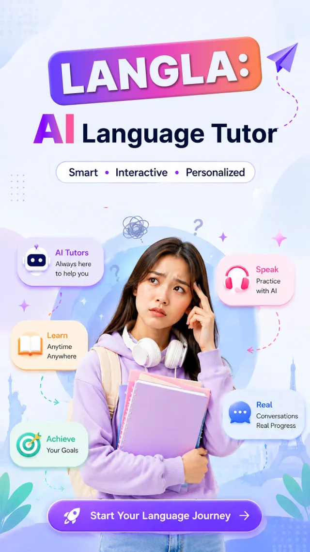 Langla: AI Language Tutor - Screen 1