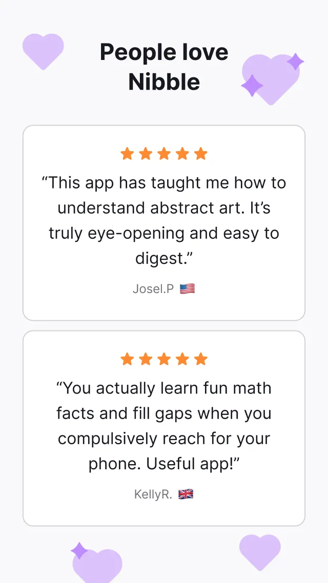 Nibble: Daily Learning & Quiz - Screen 3