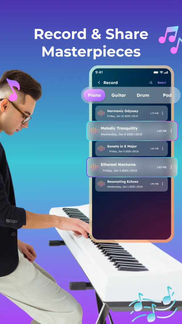 Piano Keyboard - Learn & Game - Screen 3