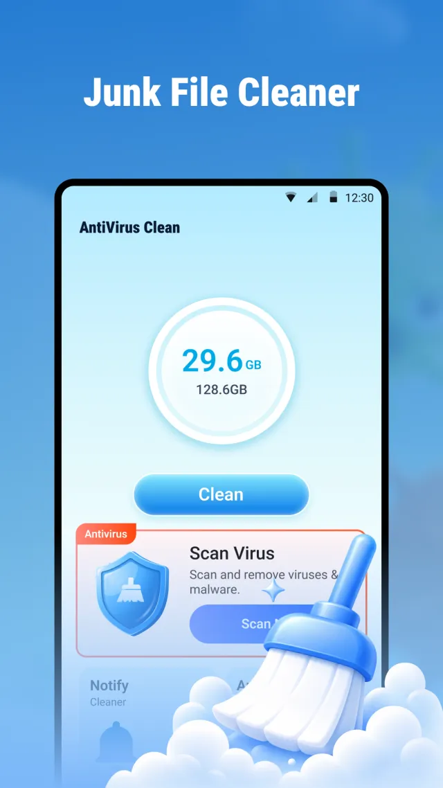 Antivrus Clean: Virus & Junk - Screen 1