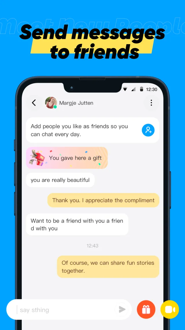 Omega - Live video chat - Screen 2