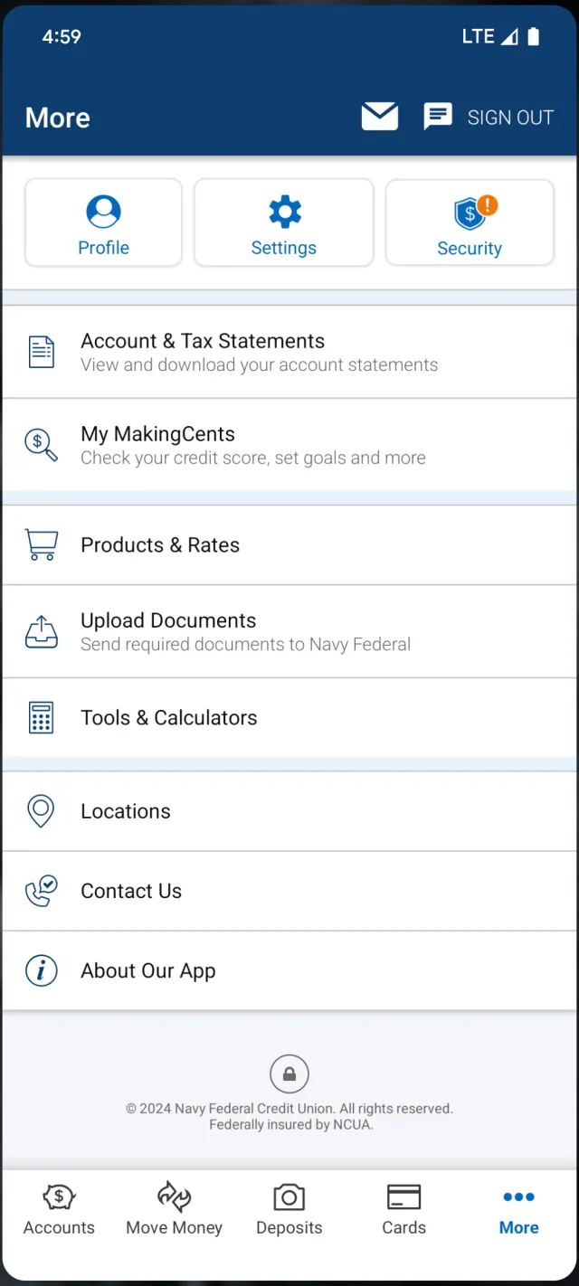 Navy Federal Credit Union - Screen 6