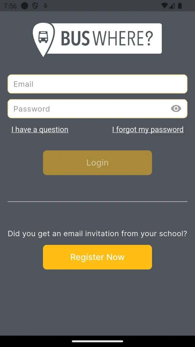 BusWhere for Schools - Screen 1
