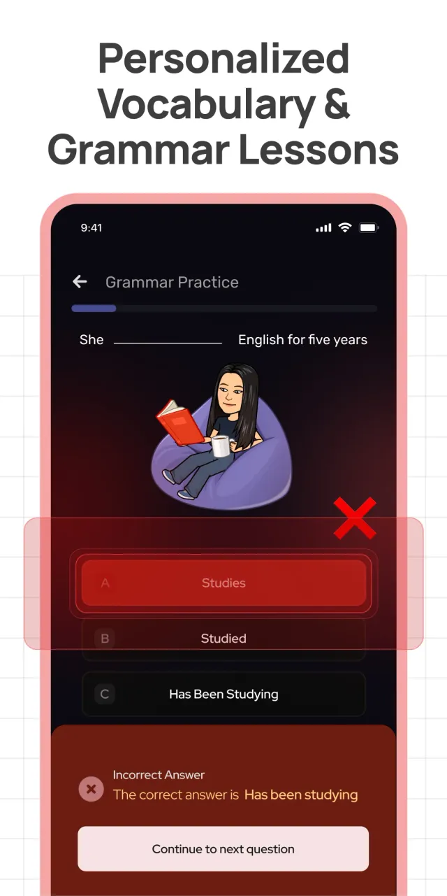 Stimuler AI: English Fluency - Screen 6